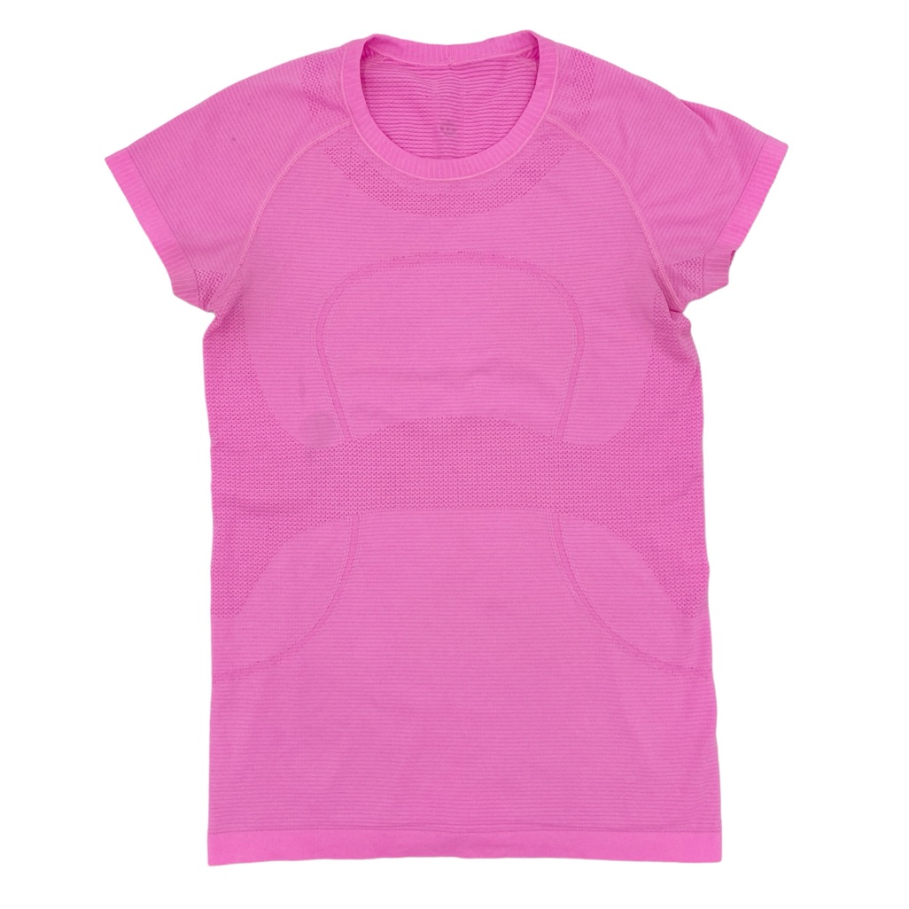 Lululemon Swiftly Tech Short Sleeve Running Tee Barbie Paris Pink Women's Size 8